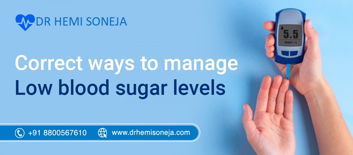 Low blood sugar level Hypoglycemia